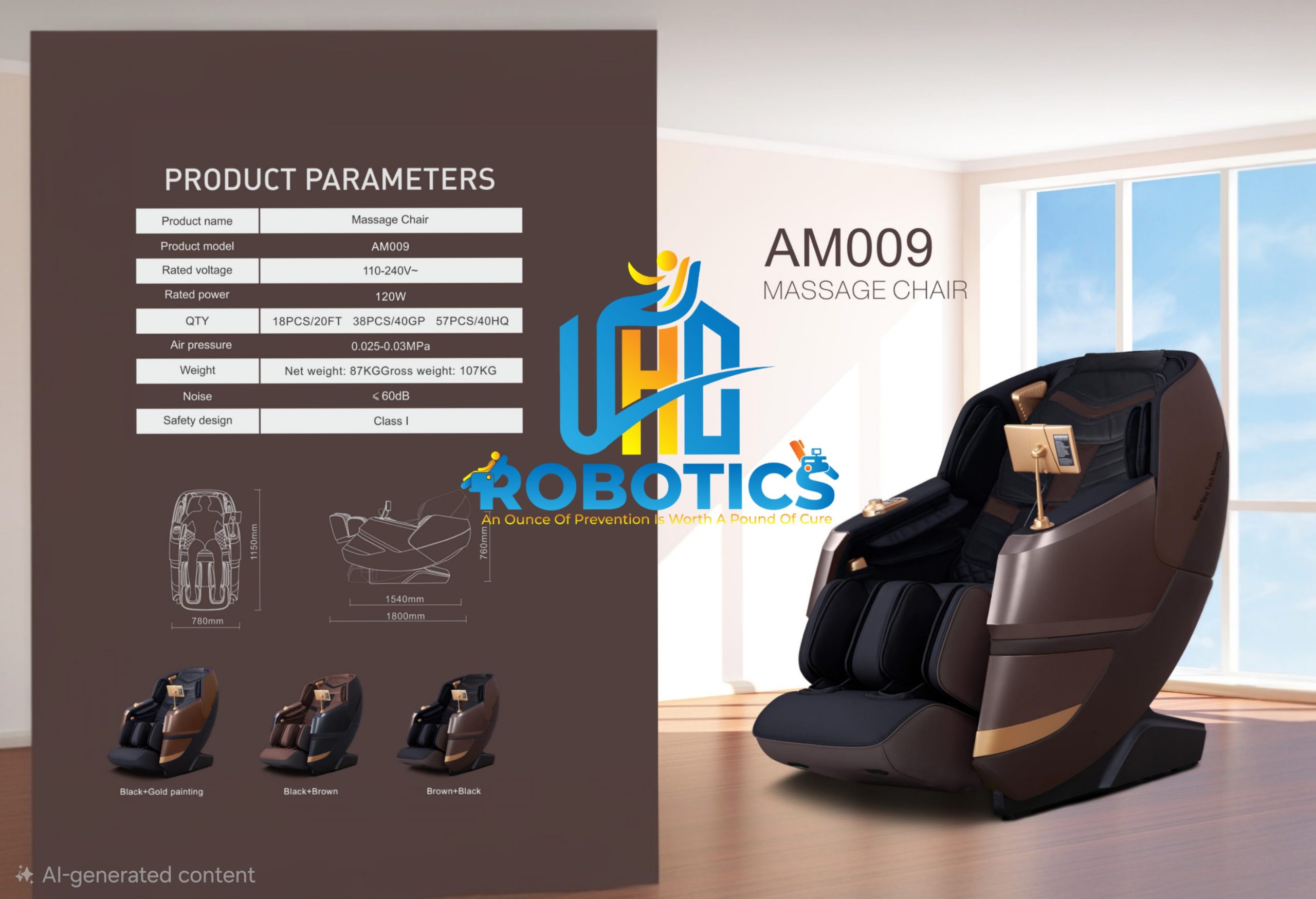 UHC AM009 (Massage Chair) - Image 4